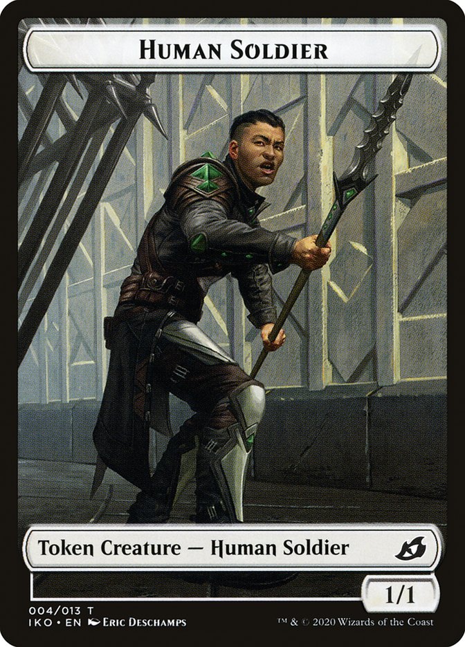 Human Soldier (004/013) [Ikoria: Lair of Behemoths Tokens] | Eastridge Sports Cards & Games