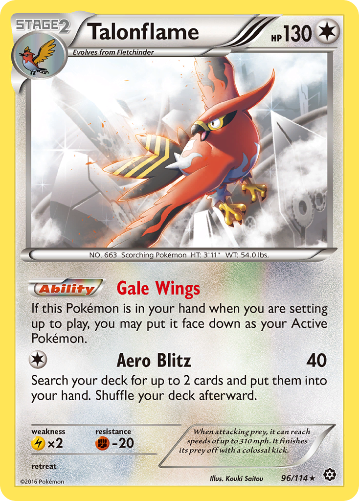 Talonflame (96/114) [XY: Steam Siege] | Eastridge Sports Cards & Games