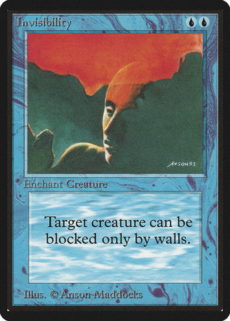 Invisibility [Limited Edition Beta] | Eastridge Sports Cards & Games