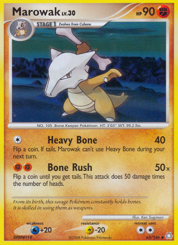 Marowak (63/146) [Diamond & Pearl: Legends Awakened] | Eastridge Sports Cards & Games