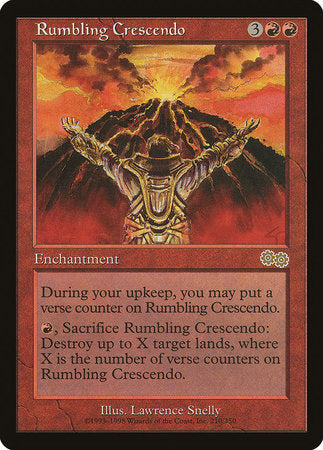 Rumbling Crescendo [Urza's Saga] | Eastridge Sports Cards & Games