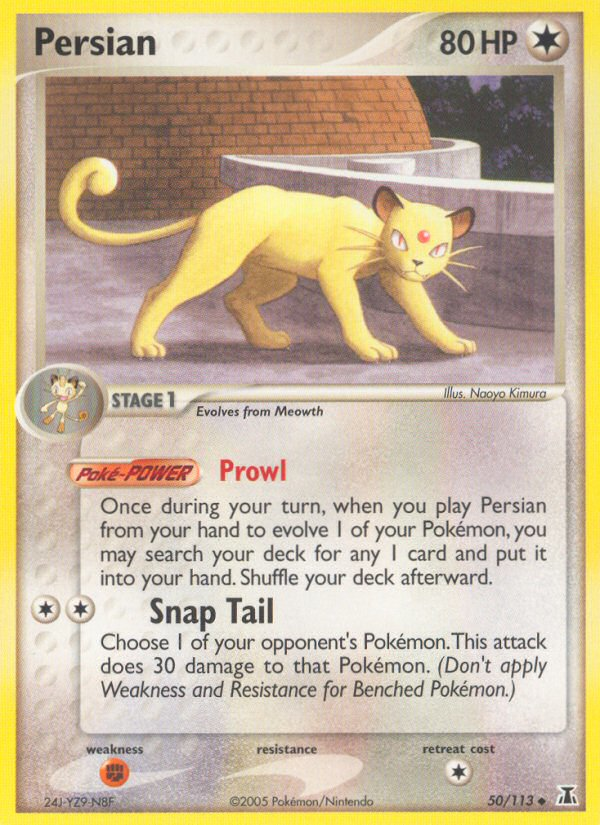 Persian (50/113) [EX: Delta Species] | Eastridge Sports Cards & Games