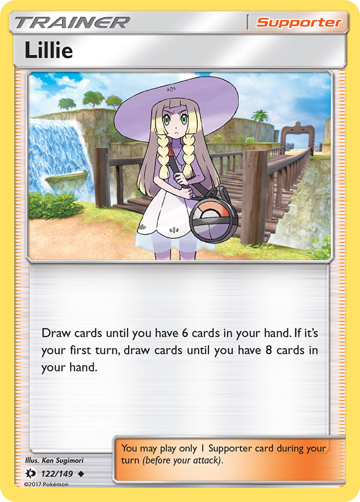 Lillie (122/149) [Sun & Moon: Base Set] | Eastridge Sports Cards & Games