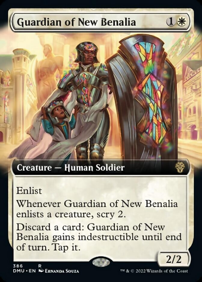 Guardian of New Benalia (Extended Art) [Dominaria United] | Eastridge Sports Cards & Games