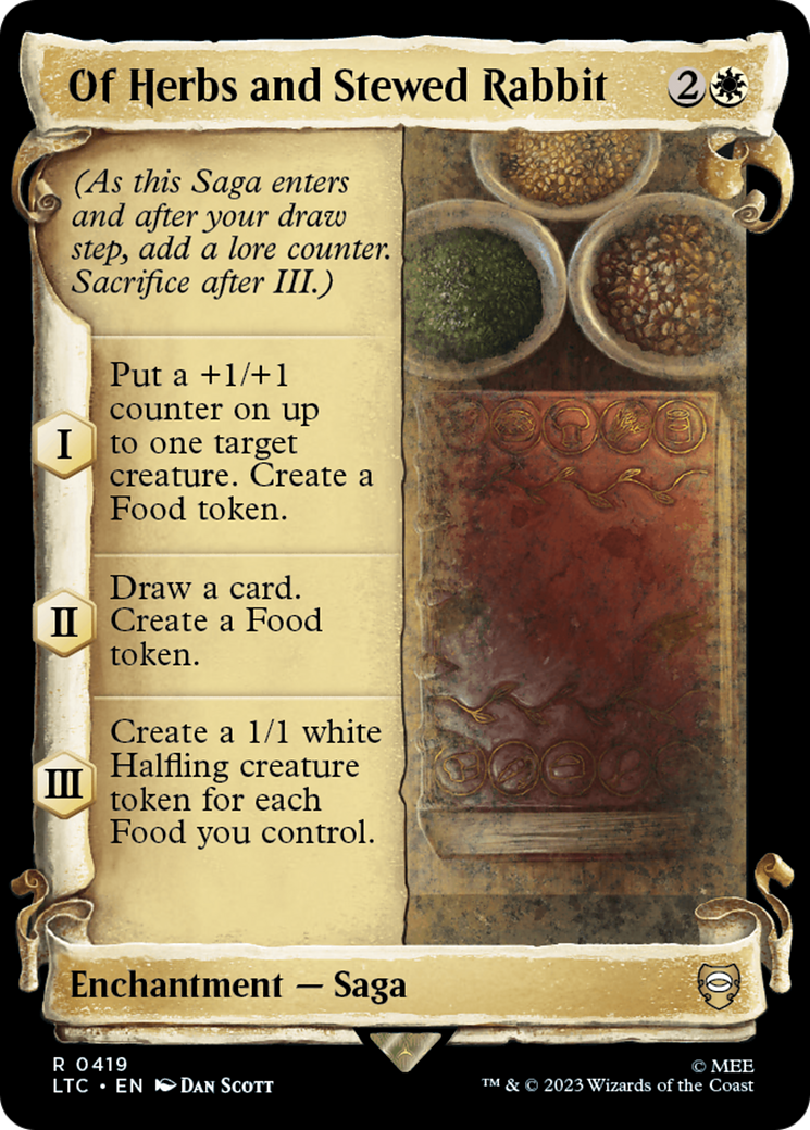 Of Herbs and Stewed Rabbit [The Lord of the Rings: Tales of Middle-Earth Commander Showcase Scrolls] | Eastridge Sports Cards & Games