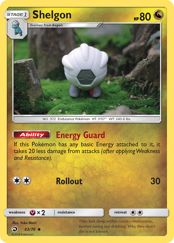 Shelgon (43/70) [Sun & Moon: Dragon Majesty] | Eastridge Sports Cards & Games