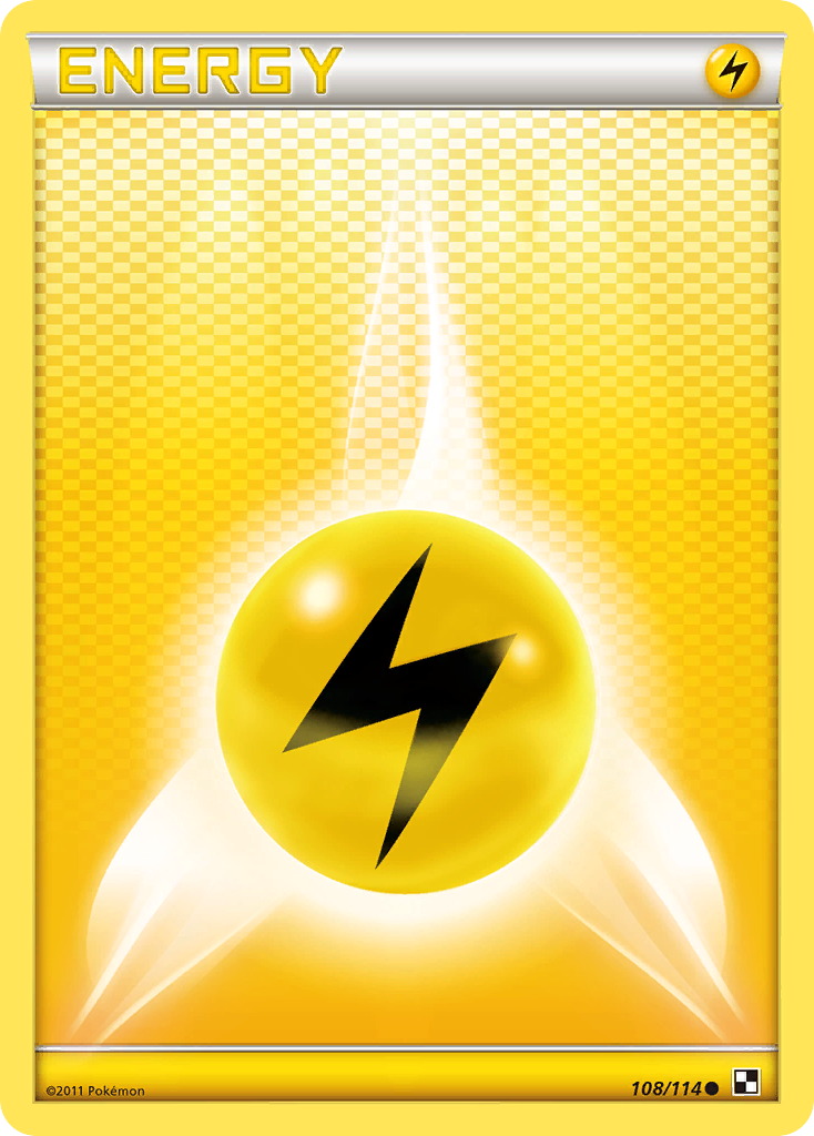 Lightning Energy (108/114) [Black & White: Base Set] | Eastridge Sports Cards & Games
