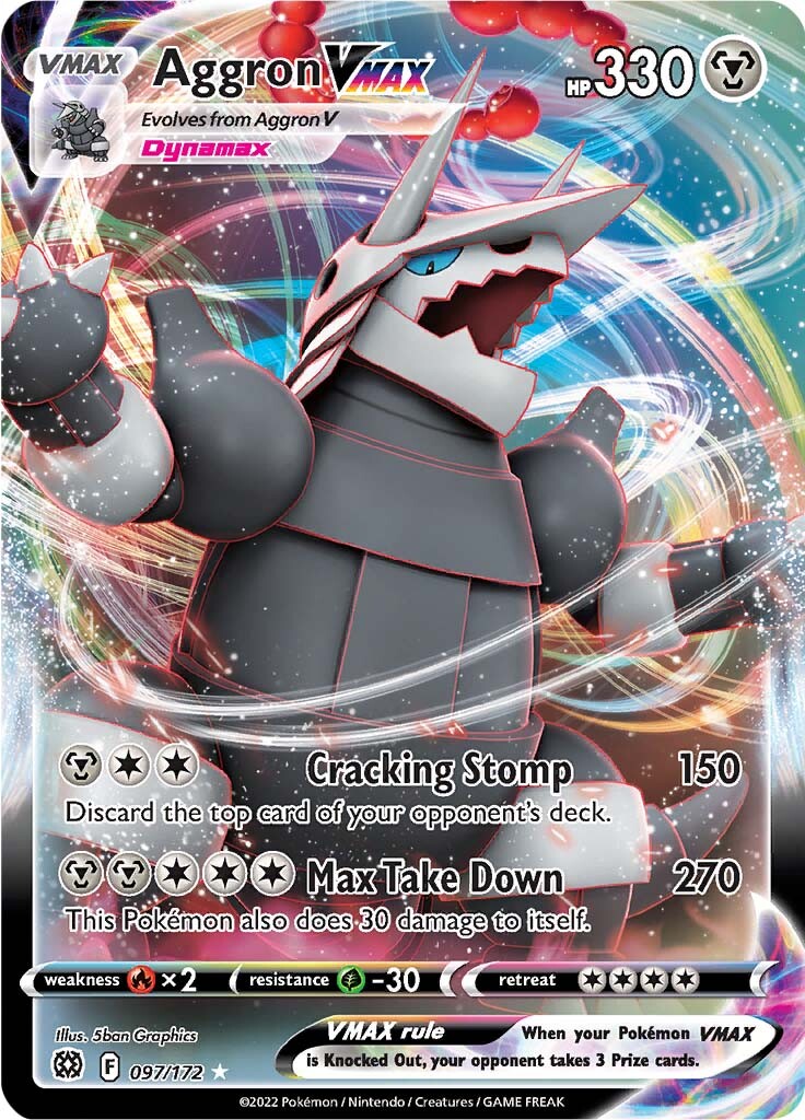 Aggron VMAX (097/172) [Sword & Shield: Brilliant Stars] | Eastridge Sports Cards & Games