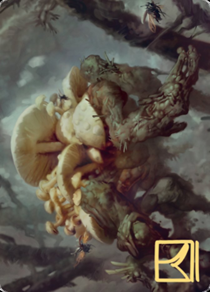 Swarm Shambler Art Card (Gold-Stamped Signature) [Zendikar Rising Art Series] | Eastridge Sports Cards & Games