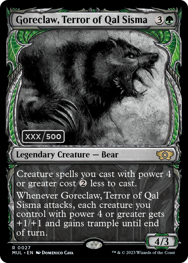 Goreclaw, Terror of Qal Sisma (Serialized) [Multiverse Legends] | Eastridge Sports Cards & Games