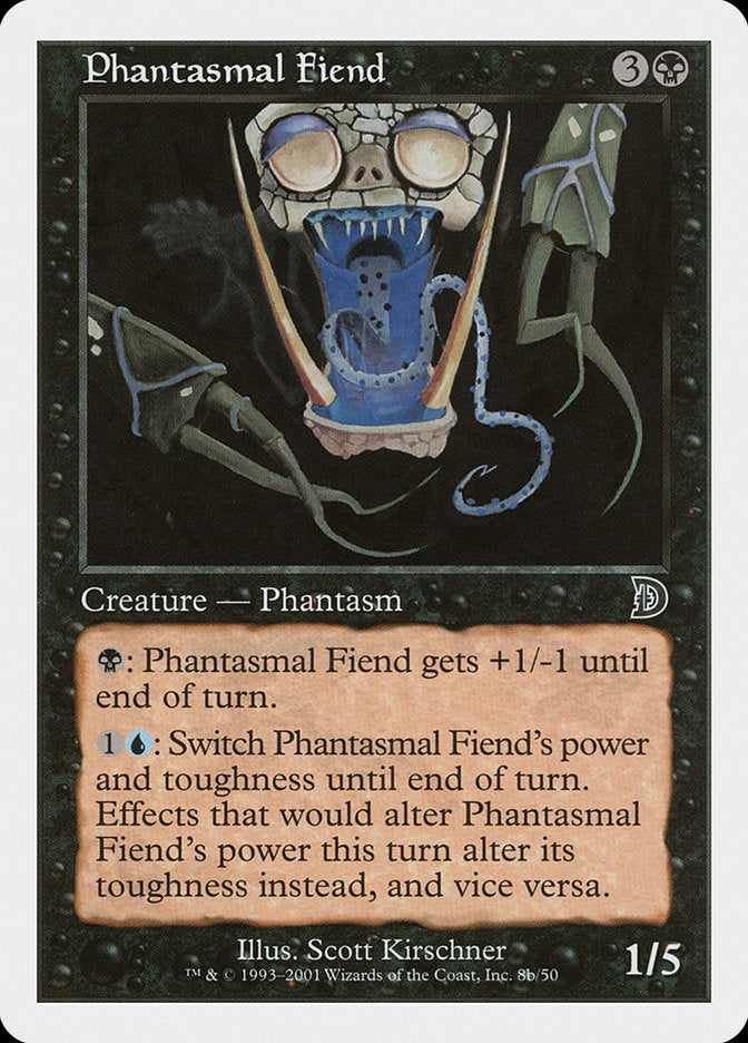 Phantasmal Fiend (Black Background) [Deckmasters] | Eastridge Sports Cards & Games