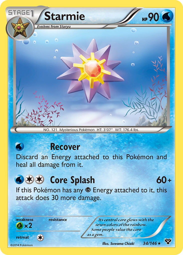 Starmie (34/146) [XY: Base Set] | Eastridge Sports Cards & Games