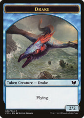 Drake // Elemental (020) Double-Sided Token [Commander 2015 Tokens] | Eastridge Sports Cards & Games