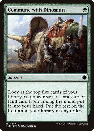 Commune with Dinosaurs [Ixalan] | Eastridge Sports Cards & Games