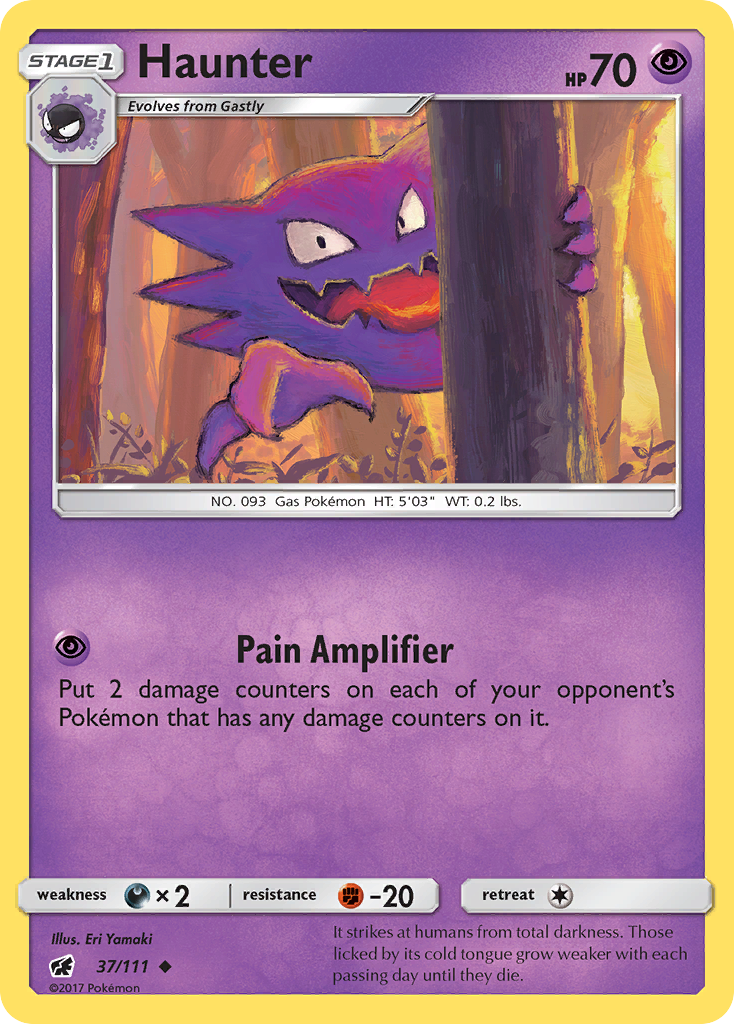 Haunter (37/111) [Sun & Moon: Crimson Invasion] | Eastridge Sports Cards & Games