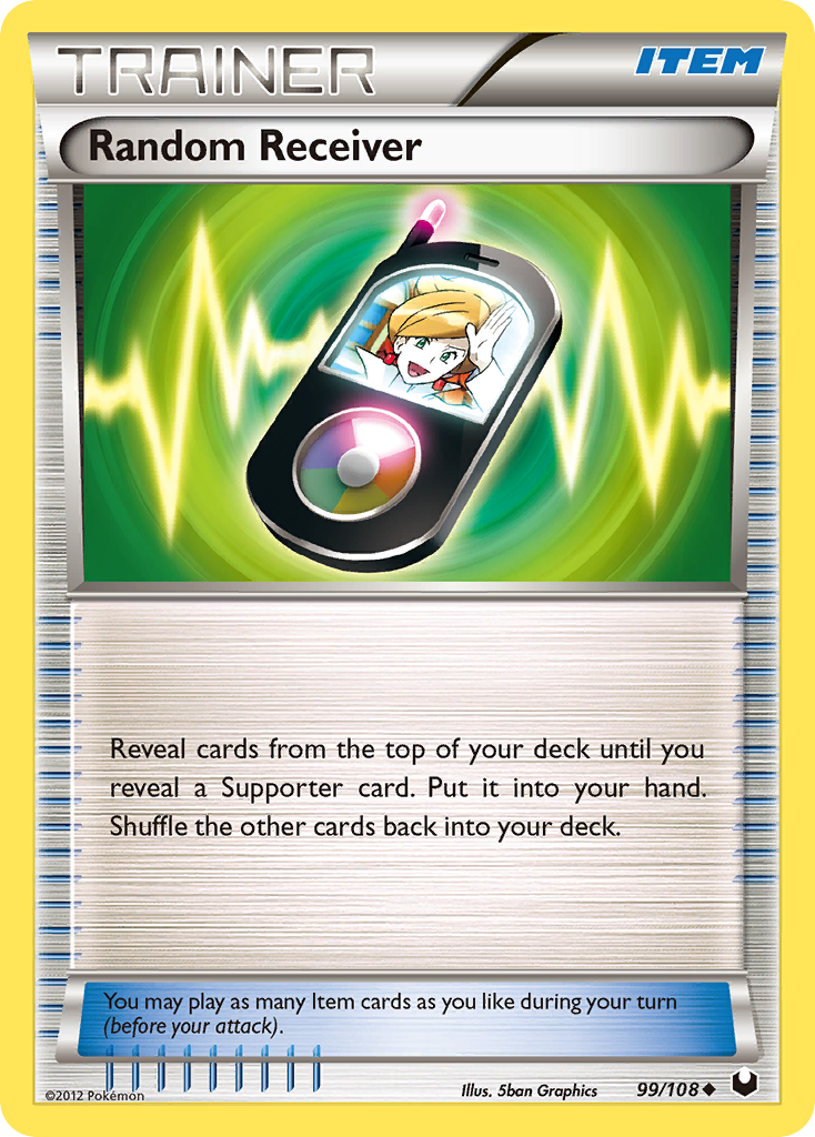 Random Receiver (99/108) [Black & White: Dark Explorers] | Eastridge Sports Cards & Games