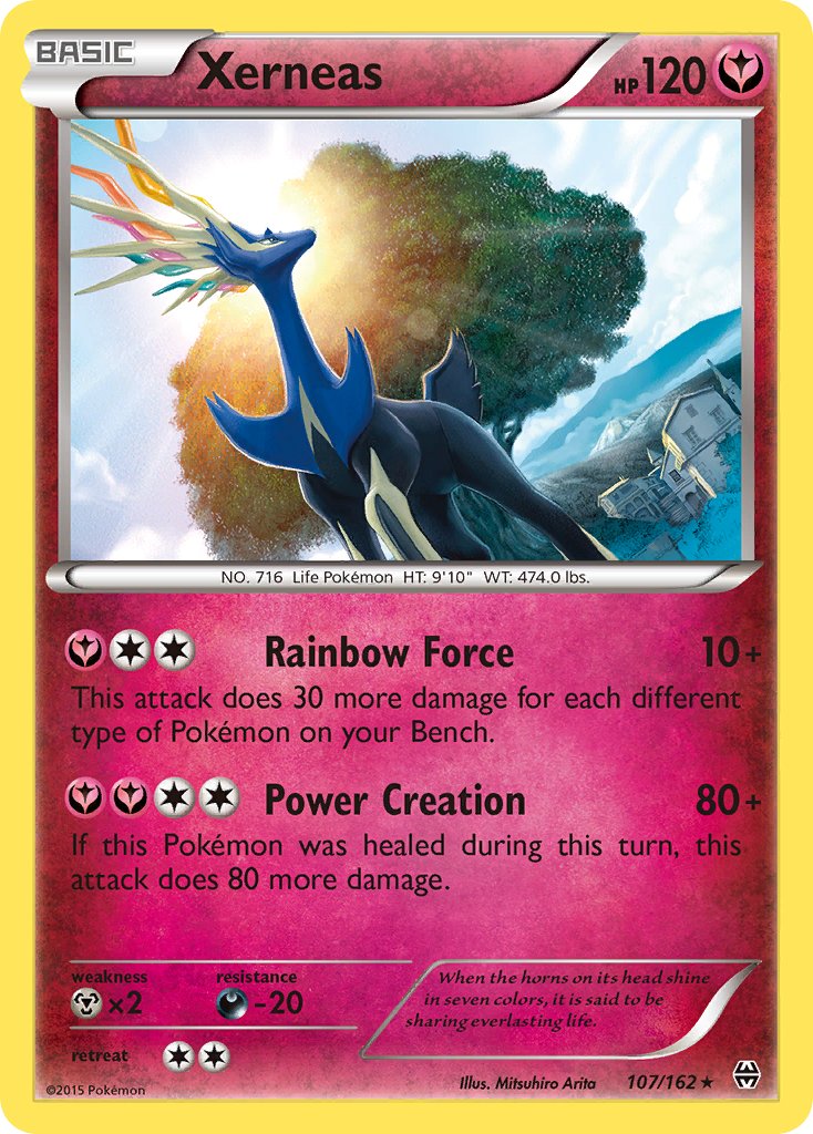 Xerneas (107/162) (Cosmos Holo) (Blister Exclusive) [XY: BREAKthrough] | Eastridge Sports Cards & Games