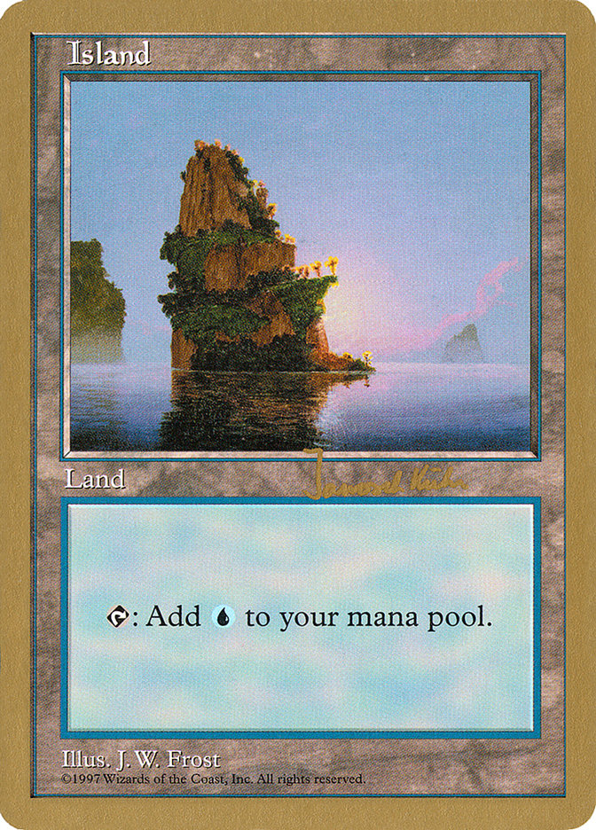 Island (jk435) (Janosch Kuhn) [World Championship Decks 1997] | Eastridge Sports Cards & Games