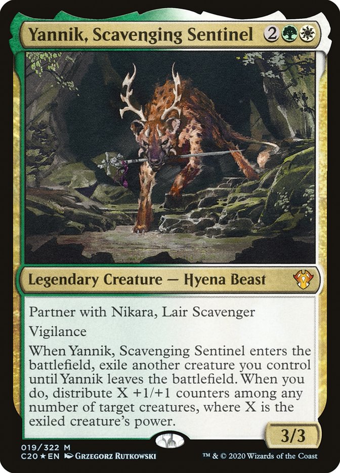 Yannik, Scavenging Sentinel [Commander 2020] | Eastridge Sports Cards & Games