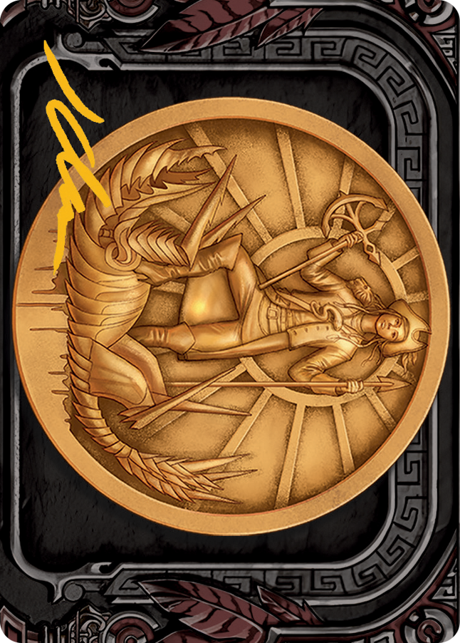 Captain Lannery Storm Art Card (Gold-Stamped Signature) [March of the Machine Art Series] | Eastridge Sports Cards & Games