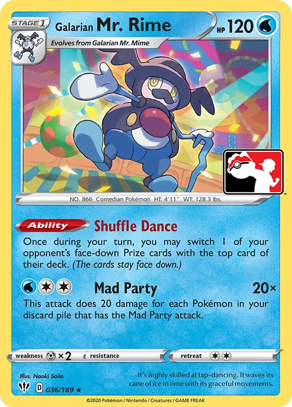 Galarian Mr. Rime (036/189) [Prize Pack Series One] | Eastridge Sports Cards & Games