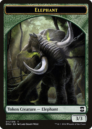 Elephant Token [Eternal Masters Tokens] | Eastridge Sports Cards & Games