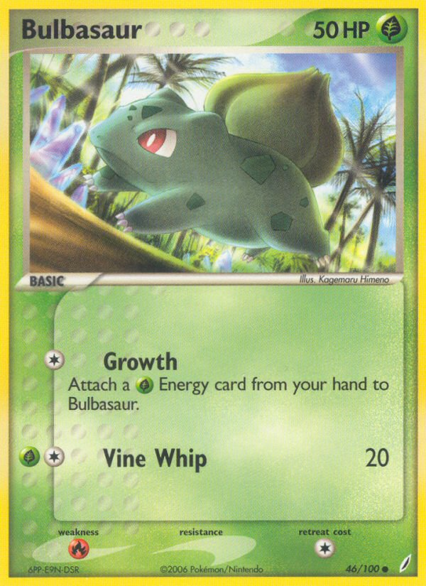 Bulbasaur (46/100) [EX: Crystal Guardians] | Eastridge Sports Cards & Games
