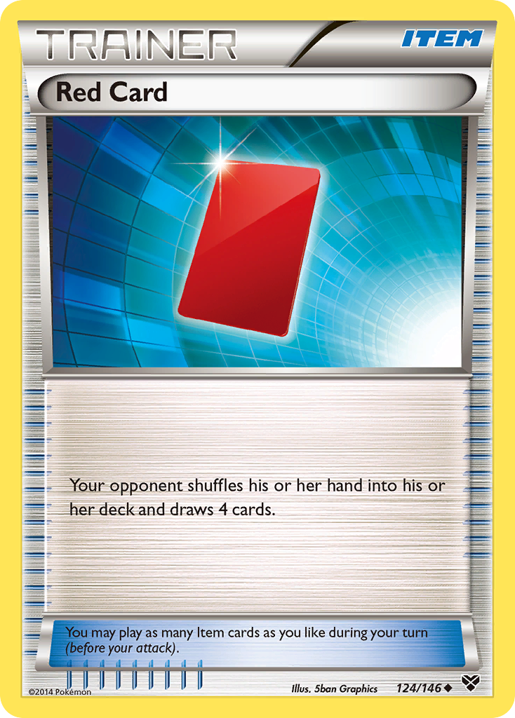 Red Card (124/146) [XY: Base Set] | Eastridge Sports Cards & Games