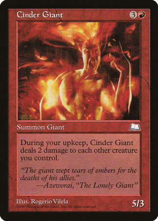Cinder Giant [Weatherlight] | Eastridge Sports Cards & Games