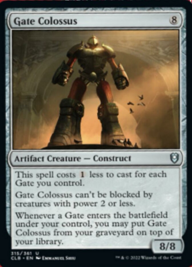 Gate Colossus [Commander Legends: Battle for Baldur's Gate] | Eastridge Sports Cards & Games