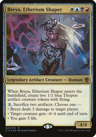 Breya, Etherium Shaper (Commander 2016) [Commander 2016 Oversized] | Eastridge Sports Cards & Games