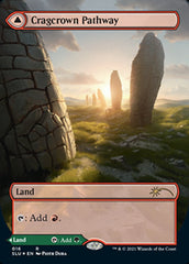 Cragcrown Pathway // Timbercrown Pathway (Borderless) [Secret Lair: Ultimate Edition 2] | Eastridge Sports Cards & Games