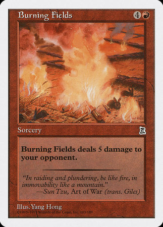 Burning Fields [Portal Three Kingdoms] | Eastridge Sports Cards & Games