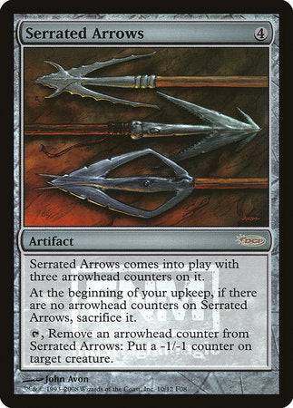 Serrated Arrows [Friday Night Magic 2008] | Eastridge Sports Cards & Games