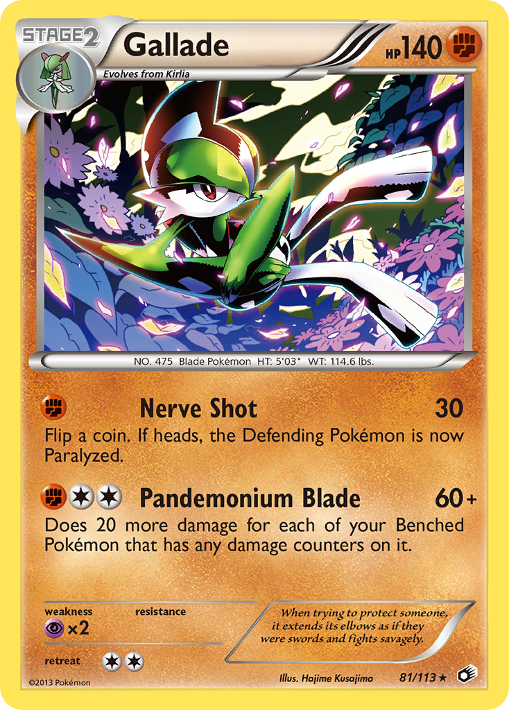 Gallade (81/113) [Black & White: Legendary Treasures] | Eastridge Sports Cards & Games