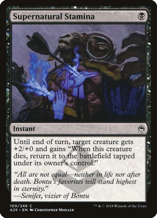 Supernatural Stamina [Masters 25] | Eastridge Sports Cards & Games