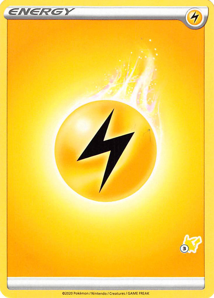 Lightning Energy (Pikachu Stamp #3) [Battle Academy 2022] | Eastridge Sports Cards & Games