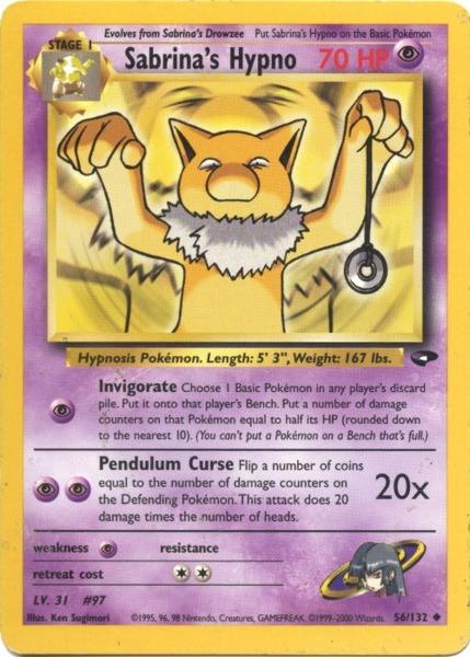 Sabrina's Hypno (56/132) [Gym Challenge Unlimited] | Eastridge Sports Cards & Games