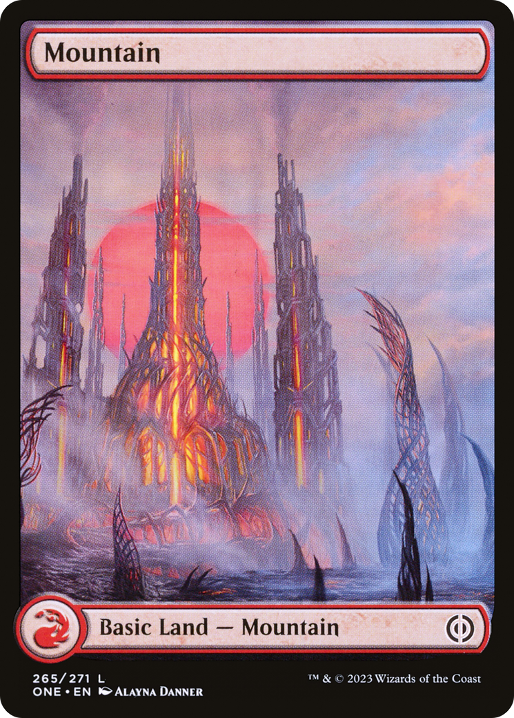 Mountain (265) (Full-Art) [Phyrexia: All Will Be One] | Eastridge Sports Cards & Games