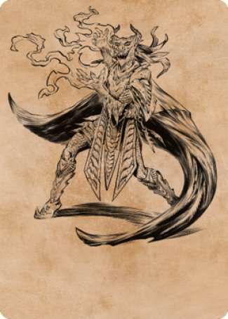 Livaan, Cultist of Tiamat Art Card [Commander Legends: Battle for Baldur's Gate Art Series] | Eastridge Sports Cards & Games