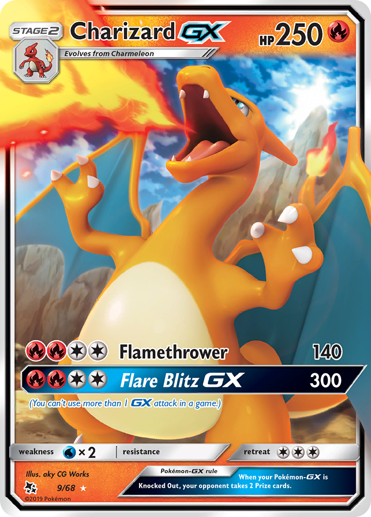 Charizard GX (9/68) [Sun & Moon: Hidden Fates] | Eastridge Sports Cards & Games