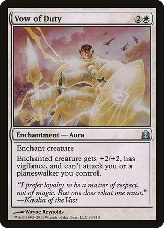 Vow of Duty [Commander 2011] | Eastridge Sports Cards & Games