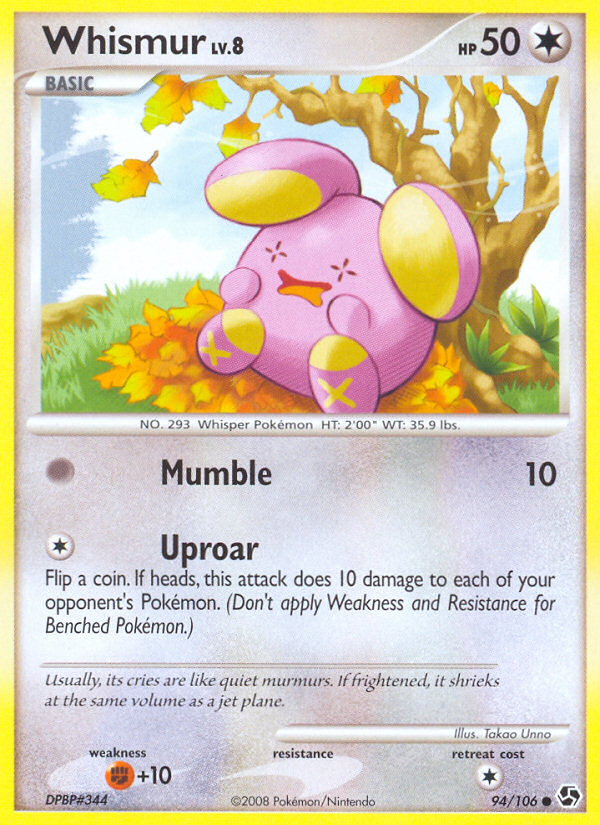 Whismur (94/106) [Diamond & Pearl: Great Encounters] | Eastridge Sports Cards & Games