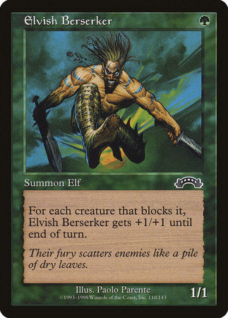 Elvish Berserker [Exodus] | Eastridge Sports Cards & Games