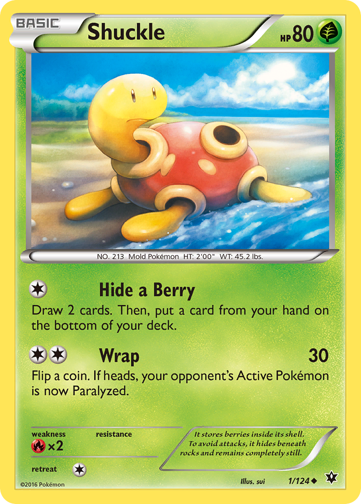 Shuckle (1/124) [XY: Fates Collide] | Eastridge Sports Cards & Games