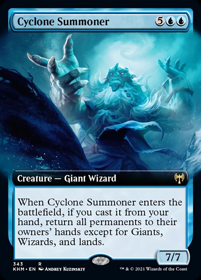 Cyclone Summoner (Extended Art) [Kaldheim] | Eastridge Sports Cards & Games