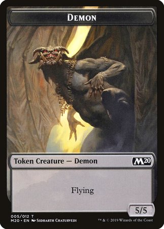 Demon Token [Core Set 2020 Tokens] | Eastridge Sports Cards & Games