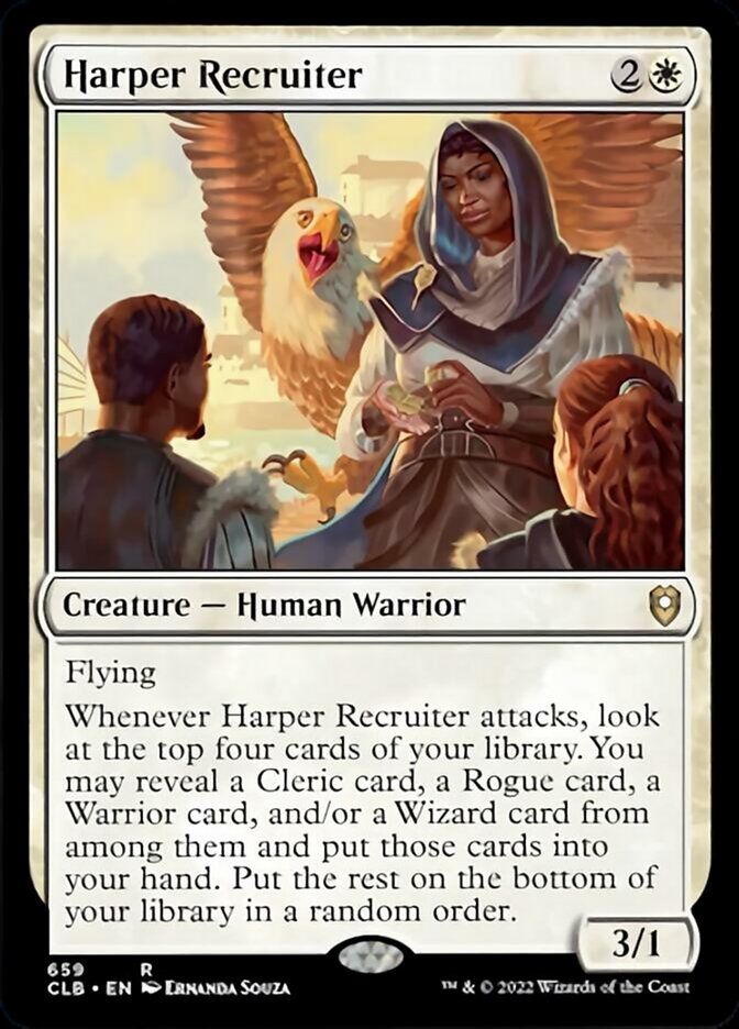 Harper Recruiter [Commander Legends: Battle for Baldur's Gate] | Eastridge Sports Cards & Games