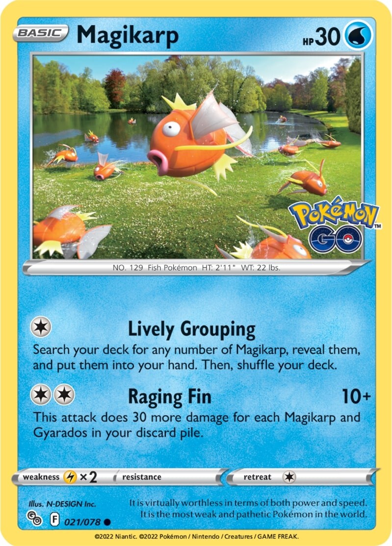 Magikarp (021/078) [Pokémon GO] | Eastridge Sports Cards & Games