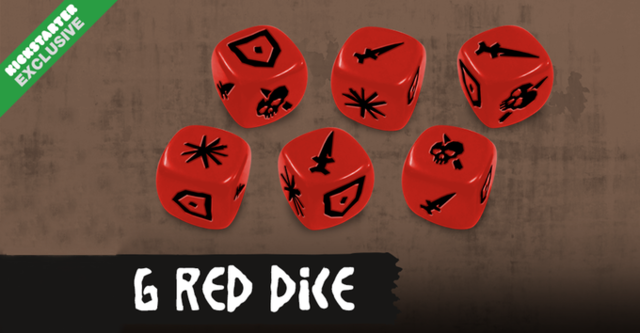 HATE: The Board Game- 6 Red Dice | Eastridge Sports Cards & Games